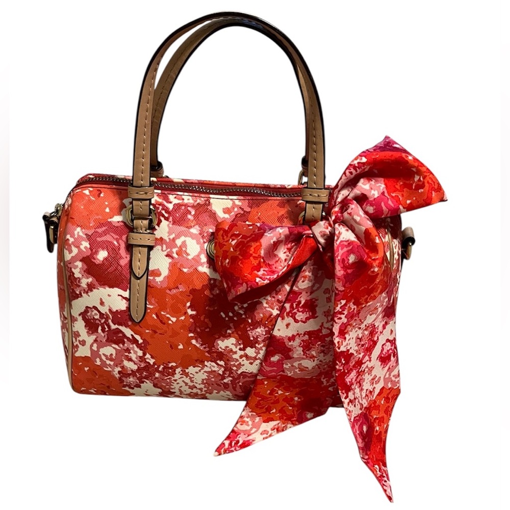 Coach Mini Peyton Bennett Floral Handbag